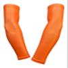 Sports Farm PAIR Compression Elbow Arm Sleeves (ADULT SMALL, ORANGE) view 1