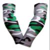 Sports Farm PAIR Compression Elbow Arm Sleeves (ADULT SMALL, GREEN GRAY BLACK WOODLAND CAMO) view 1