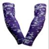 Sports Farm PAIR Compression Elbow Arm Sleeves (ADULT MEDIUM, PURPLE GRAY (2 COLOR)) view 1
