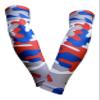 Sports Farm PAIR Compression Elbow Arm Sleeves (ADULT MEDIUM, ROYAL RED GRAY WOODLAND CAMO) view 1