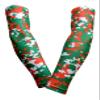 Sports Farm PAIR Compression Elbow Arm Sleeves (YOUTH LARGE, RED GREEN DIGI CAMO) view 1