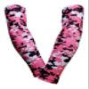 Sports Farm PAIR Compression Elbow Arm Sleeves (ADULT LARGE, PINK BLACK DIGI CAMO) view 1