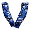 Sports Farm PAIR Compression Elbow Arm Sleeves (YOUTH MEDIUM, ROYAL BLACK DIGI CAMO) view 1