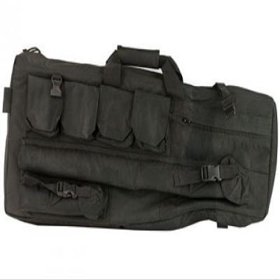 DESERT Dt Sirs Covert Soft Case W/Straps Black Gun Stock Accessories