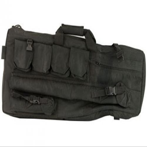 DESERT Dt Sirs Covert Soft Case W/Straps Black Gun Stock Accessories