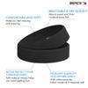 BEACE Sweatbands Sports Headband for Men & Women - 6PCS Moisture Wicking Athletic Cotton Terry Cloth Sweatband for Tennis, Basketball, Running, Gym, Working Out Bl/Wh/Gr/Ma/DP/LT view 2