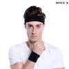 BEACE Sweatbands Sports Headband for Men & Women - 6PCS Moisture Wicking Athletic Cotton Terry Cloth Sweatband for Tennis, Basketball, Running, Gym, Working Out Bl/Wh/Gr/Ma/DP/LT view 4