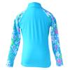 TFJH E Girls Swimsuit UPF 50+ UV Two-Piece Rash Guard Suits Blue Long 5-6 Years 6A view 3