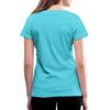 Thelwell Rider Spring Cleaning Sweeping Horse Women's V-Neck T-Shirt Aqua view 2