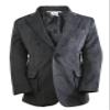 Luca Gabriel Toddler Boys' Charcoal Single Breasted Corduroy Blazer Jacket - 2t view 1