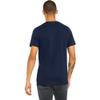 Canvas Unisex Jersey Crew Neck Short Sleeve T-Shirt (L, Heather Stone) view 3