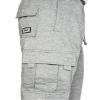 DREAM USA Men's Fleece Cargo Sweatpants Heavyweight (5XL, Grey) view 3