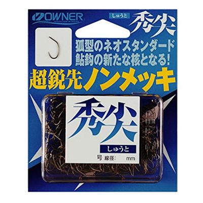 Owner 16589 Single Hook, Shushiken, No. 7.5, Brown