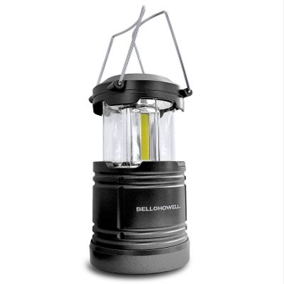 Taclight Lantern Pro by Bell+Howell Tac Lantern Cob LED Camping Flashlights Super Bright Portable Survival Lanterns Collapsible and Emergency Light for Hurricane Storms Power Outages as Seen on TV