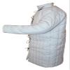 Thick Padded Gambeson Armour Aketon Medieval Coat Jacket ABS (White, 49) view 2