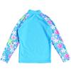 BAOHULU Girls Swimsuit Two Piece Tankini UPF 50+ UV Protective Rash Guard Set 3-12 Years S240_BlueLong_6A view 3