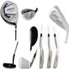 Right Hand Men's Executive Golf Club Set: Regular Length; 460cc Driver, Fairway Wood & Utility Club, Irons, Putter + Bonus Sand Wedge USA Built. view 1