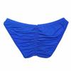 FEESHOW Men's Silky Bikini Briefs Bulge Pouch Underwear Swimwear Ruched Back Blue one Size view 2