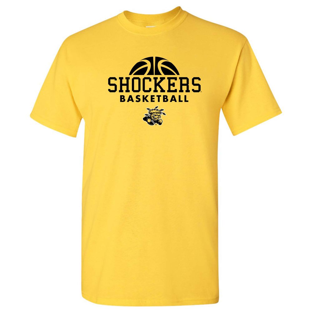 Wichita State Shockers Basketball Hype Mens T-Shirt - Medium - Daisy