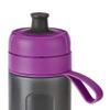 BRITA Water Filter Bottle Active, Reduces Chlorine and Organic impurities, BPA Free, Purple, 600ml view 2