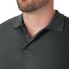 Hanes Mens Pique Short Sleeve Polo Shirt, Three-button Midweight For, Charcoal Heather, Small US view 4