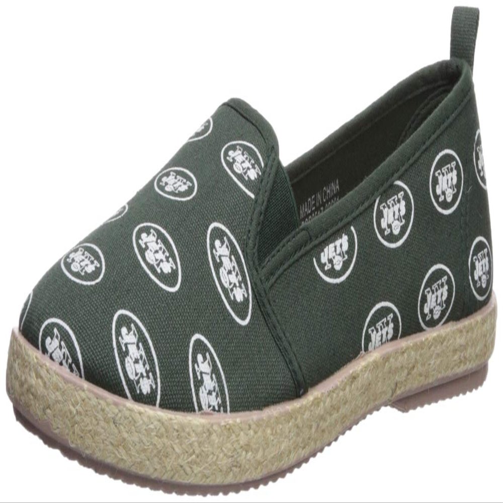 FOCO New York Jets Espadrille Canvas Shoe - Womens Extra Large