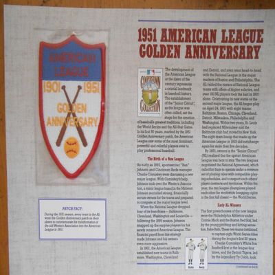 1951 MLB American League Golden Anniversary