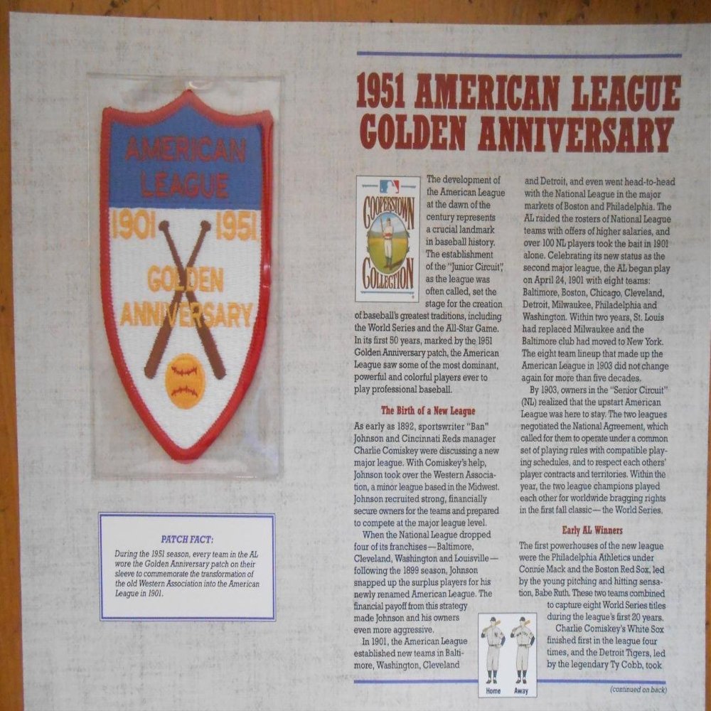 1951 MLB American League Golden Anniversary