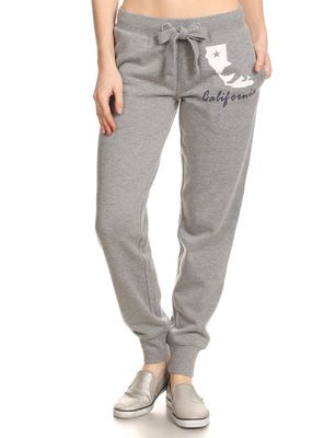 NE PEOPLE Women's Casual Wide-String California Fleece Jogging Pants
