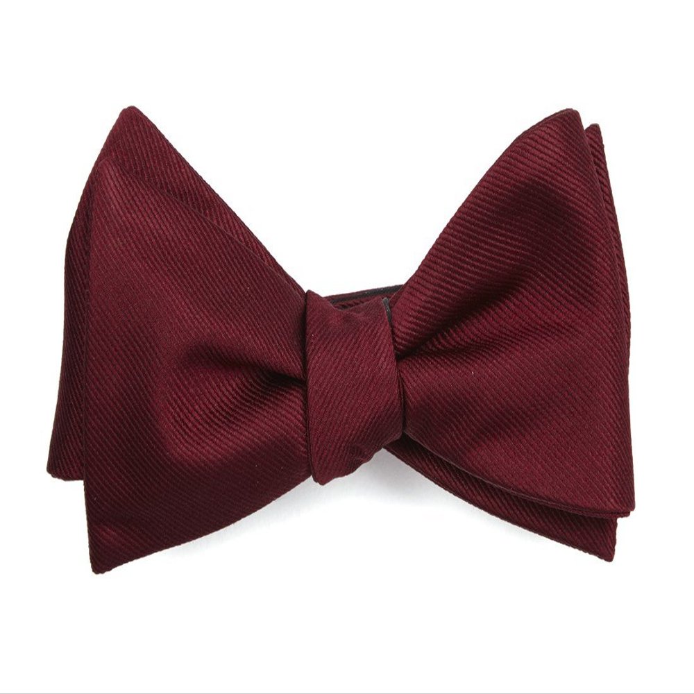 FOMANN Boys Wedding Bow Tie 6 Pack Children Chorus Pre-Tied Bowties Kids Tuxedo Solid Ties (Extra one tie)