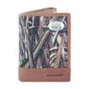 NCAA North Carolina State Wolfpack Zep-Pro Realtree Nylon and Leather Trifold Concho Wallet, Camouflage, One Size view 1