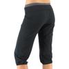Alex + Abby Women's Foldover Waist Capri Joggers X-Small Black/Steel Grey view 2