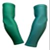 Sports Farm PAIR Compression Elbow Arm Sleeves (ADULT LARGE, DARK GREEN) view 1