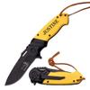 Elk Ridge Personalized Free Engraving - Quality Pocket Knife  (Yellow) view 1