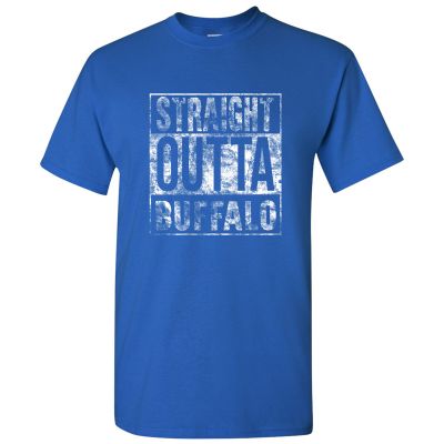UGP Campus Apparel Straight Outta Buffalo T-Shirt - 2X-Large - Royal