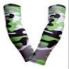 Sports Farm PAIR Compression Elbow Arm Sleeves (ADULT LARGE, LIME GRAY BLACK WOODLAND CAMO) view 1
