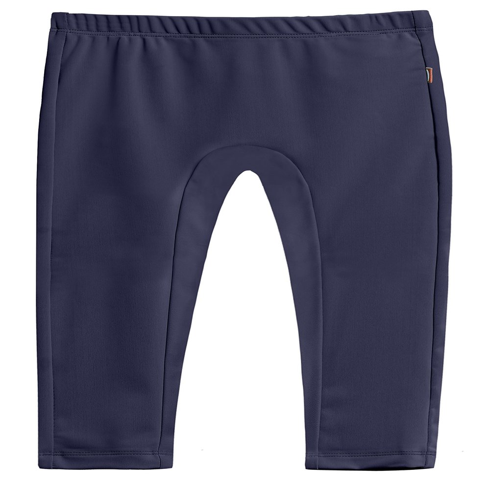 Made in USA Girls Swimming Suit Bottom Leggings Long Jammer Shorts for Pool or Beach with SPF50+ Sun Protection, Navy, 6