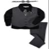 Johnnie Lene JL40 Pinstripe Boys Formal Dresswear Vest Set (2T, Gray/Black) view 1