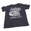 40th Birthday Gift Shirt for Men - Vintage 1986 Original Parts - Carolina-4X view 3
