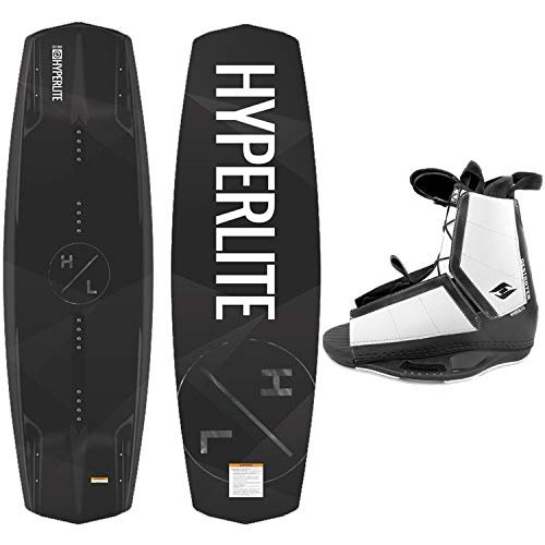 Hyperlite New Wakeboard Destroyer with Destroyer Wakeboard Bindings Fits Boot Sizes 8-14! (139 cm)