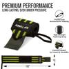 Rip Toned Wrist Wraps for Weightlifting  USPA & USAPL Approved 18" Wrist Straps for Powerlifting  Adjustable, Durable Gym Wraps with Thumb Loop  Quality Support for Men & Women  Green Flex view 4