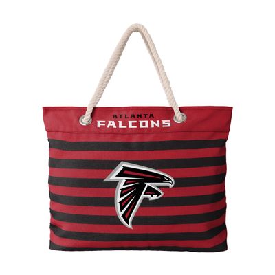 FOCO Atlanta Falcons NFL Nautical Stripe Tote Bag
