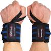 Rip Toned Wrist Wraps for Weightlifting  USPA & USAPL Approved 18" Wrist Straps for Powerlifting  Adjustable, Durable Gym Wraps with Thumb Loop  Quality Support for Men & Women  Blue Flex view 1