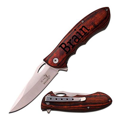 Elk Ridge Free Engraving - Quality Pocket Knife (ER-159SW)