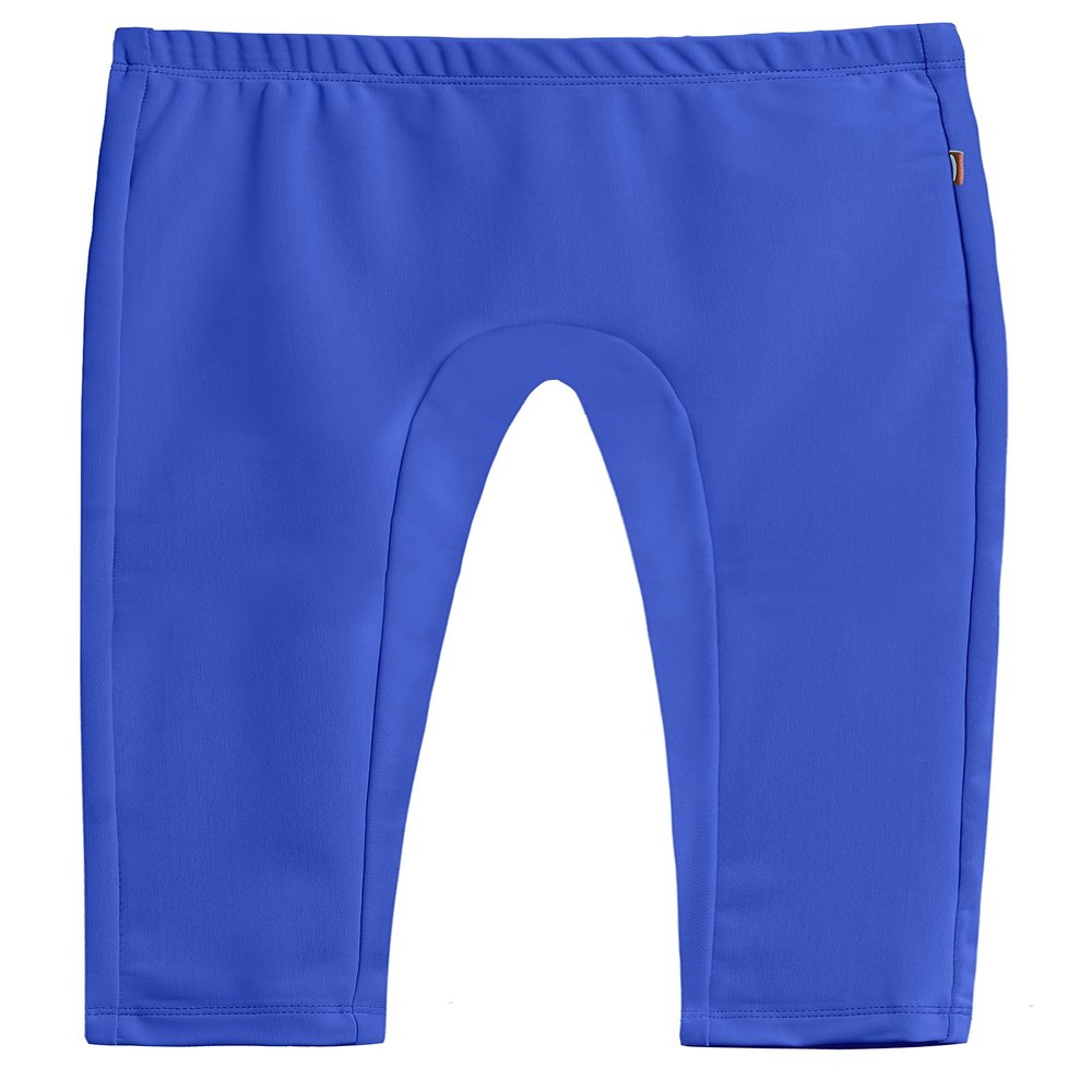 Made in USA Girls Swimming Suit Bottom Leggings Long Jammer Shorts for Pool or Beach with SPF50+ Sun Protection, Royal, 4T
