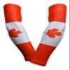 Sports Farm PAIR Compression Elbow Arm Sleeves (YOUTH LARGE, CANADA FLAG) view 1