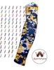 Sports Farm PAIR Compression Elbow Arm Sleeves (ADULT SMALL, ROYAL BLACK DIGI CAMO) view 4