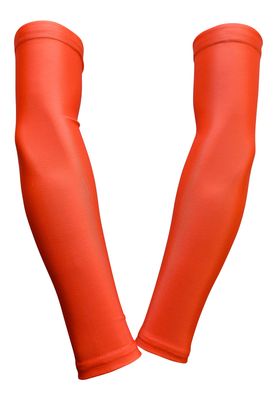 Sports Farm PAIR Compression Elbow Arm Sleeves (ADULT LARGE, RED)