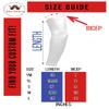 Sports Farm PAIR Compression Elbow Arm Sleeves (YOUTH LARGE, NAVY GRAY DIGI CAMO) view 2