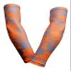 Sports Farm PAIR Compression Elbow Arm Sleeves (YOUTH LARGE, ORANGE GRAY DIGI CAMO (2 COLOR)) view 1